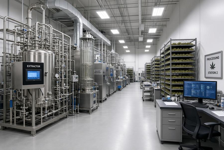Processing and extraction facility